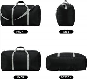 img 3 attached to Travel In Style With Our Lightweight 32.5-Inch Extra Large Duffel Bag