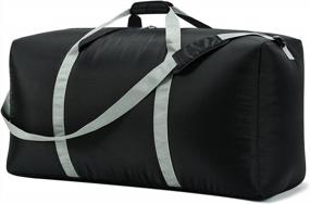 img 4 attached to Travel In Style With Our Lightweight 32.5-Inch Extra Large Duffel Bag