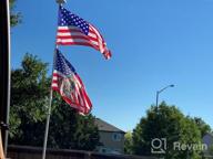 img 1 attached to 25FT Heavy Duty 16 Gauge Aluminum Flag Pole Kit With USA Flag - Perfect For Residential Or Commercial Use! review by John Wood