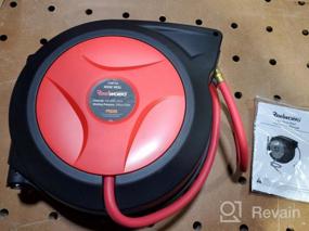 img 6 attached to 3/8" Inch X 50' Foot Hybrid Polymer Red Hose Reel - Max 300PSI Commerical Grade Construction By ReelWorks