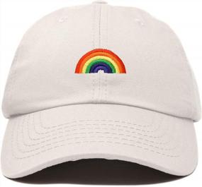 img 4 attached to Add A Pop Of Color To Your Outfits With DALIX Rainbow Baseball Cap - Stylish And Comfortable Women'S Hat