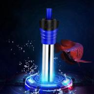 🐠 edotfish submersible aquarium heater - stainless steel fish tank water heater with auto thermostat logo