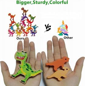 img 1 attached to Stacking Dinosaur Montessori Education Preschool
