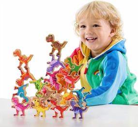 img 4 attached to Stacking Dinosaur Montessori Education Preschool