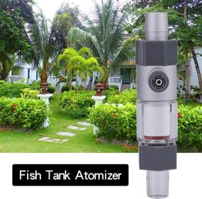 img 4 attached to 🐠 12/16mm CO2 Diffuser & Reactor: Atomizer Bubble Counter for Aquarium Plants, Fish Tank Accessory - Aquarium CO2 Diffuser for Effective CO2 Dissolution