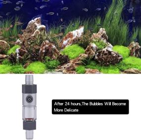 img 1 attached to 🐠 12/16mm CO2 Diffuser & Reactor: Atomizer Bubble Counter for Aquarium Plants, Fish Tank Accessory - Aquarium CO2 Diffuser for Effective CO2 Dissolution