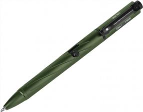 img 4 attached to Rechargeable EDC Flashlight With Writing Pen - OLIGHT Open Pro 120 Lumens LED Pen Light With Green Beam For Work, Adventure, And Business Gift - OD Green