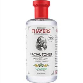 img 4 attached to Cucumber Witch Hazel Toner With Aloe Vera - 12 Oz Alcohol-Free Formula By THAYERS