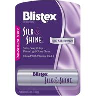 blistex silk shine lip balm - advanced 0.13 oz. lip care logo