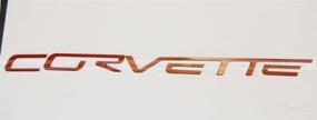 img 2 attached to SF Sales USA - Red Plastic Letters for Corvette C6 2005-2012 Rear Bumper Inserts, Not Decals