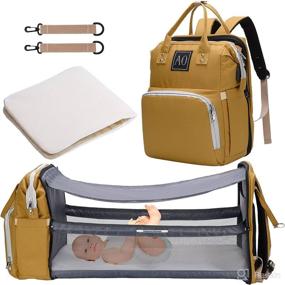 img 4 attached to 👶 Ultimate Baby Diaper Bag with Changing Station - Convenient Diaperbag Backpack and Changing Pad for Traveling Boys and Girls