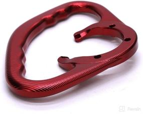 img 1 attached to TESWNE Passenger Tank Grab Bar Hand Grip For SUZUKI SV650 SV1000 GSXR600 (Red)