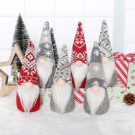 set of 6 swedish santa gnome tomte christmas decorations, xmas holiday gifts for birthday - gmoegeft logo