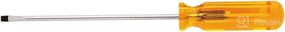 img 2 attached to Klein Tools A316-4 3/16-Inch Flat Head Cabinet Tip Screwdriver – 4-Inch Round Shank, Comfordome Handle
