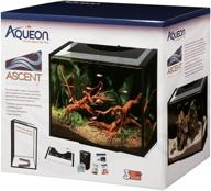 🐠 aqueon ascent led aquarium kit 6 gallon, black logo