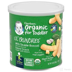 img 3 attached to Gerber Organic Crunchies Broccoli Canister