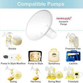 img 2 attached to 27Mm Flange Compatible With Medela Breast Pump Parts - Replace For Pump In Style, Symphony, Swing & Harmony