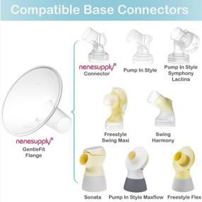 img 3 attached to 27Mm Flange Compatible With Medela Breast Pump Parts - Replace For Pump In Style, Symphony, Swing & Harmony