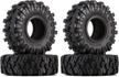 upgrade your small crawler with injora 1.0 mud terrain tires for trx4m, scx24, axial and more - set of 4 tires included! logo