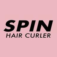 spin hair curler logo