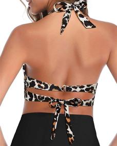 img 2 attached to 👙 Tempt Me Backless Push Up Swimsuit for Women's Clothing - Shop Swimsuits & Cover Ups