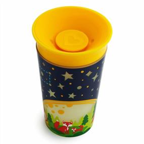img 1 attached to Glow In The Dark Sippy Cup For Camping: Munchkin Miracle 360 In Yellow, 9 Oz