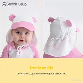img 2 attached to 👶 Cuddle Club Baby Sunhat: Stylish Sun Protection for Kids' Home Store and Kids' Flatware