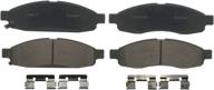 high-performance wagner quickstop zd1183 ceramic disc brake pad set: ultimate safety and long-lasting durability логотип