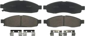 img 4 attached to High-Performance Wagner QuickStop ZD1183 Ceramic Disc Brake Pad Set: Ultimate Safety and Long-lasting Durability