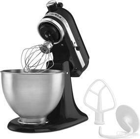 img 2 attached to 🔥 Эффективный и стильный: Кухонный комбайн KitchenAid Classic Series, объем 4,5 л, цвет черный Оникс.