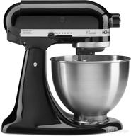 🔥 эффективный и стильный: кухонный комбайн kitchenaid classic series, объем 4,5 л, цвет черный оникс. логотип