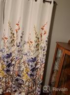 img 1 attached to Kotile Purple Floral Print Curtains - Grommet Top Room Darkening Thermal Insulated Living Room Drapes, 84 Inches Long (2 Panel Sets, 52 X84 Inch) review by David Lamfers