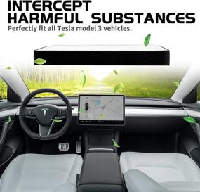 img 3 attached to 🌬️ Enhance Air Quality with AutoEC Tesla Model 3 Model Y Air Filter HEPA - 2 Pack