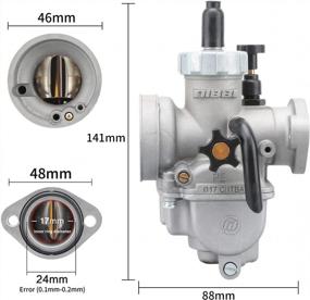 img 2 attached to NIBBI PE17Mm Carburetor For 80Cc-100Cc Flange Motorcycle Engine Carburetor With Carb Jets For Dirt Bike Mini Bike YAMAHA KAWASAKI SUZUKI Apollo Dirt Bike Mini Bike TAOTAO Scooter CG125 CG150