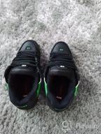 img 1 attached to Globe Sabre Trainers: Stylish Black Green Shoes for a Trendy Look! review by Frankye Sherman
