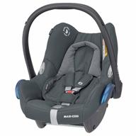 car seat group 0+ (up to 13 kg) maxi-cosi cabriofix, essential graphite logo