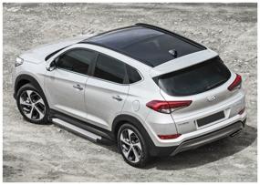 img 4 attached to Пороги на автомобиль "Silver" Rival для Hyundai Tucson III 2015-2021/Kia Sportage IV 2016-2022, 173 см, 2 шт, алюминий, F173AL.2309.2