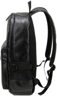 backpack vintage bags (business model, black) leather men's women's travel backpack for a laptop sports urban for teenagers logo