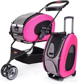 img 2 attached to Ibiyaya 5-in-1 Combo EVA Pet Carrier/Stroller: The Ultimate Pet Travel Solution!