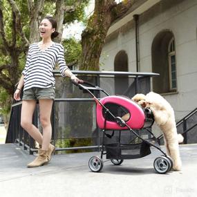 img 3 attached to Ibiyaya 5-in-1 Combo EVA Pet Carrier/Stroller: The Ultimate Pet Travel Solution!