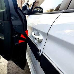 img 1 attached to 🚗 Ultimate Car Door Protection: Scratch Defense 2 Doors Magnetic Car Door Guards - Prevent Dings, Dents & Scratches!