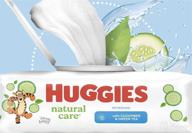 👶 huggies refreshing clean baby wipes - 8-pack, 448 sheets total - scented, alcohol-free, hypoallergenic - size 1, disposable soft pack logo