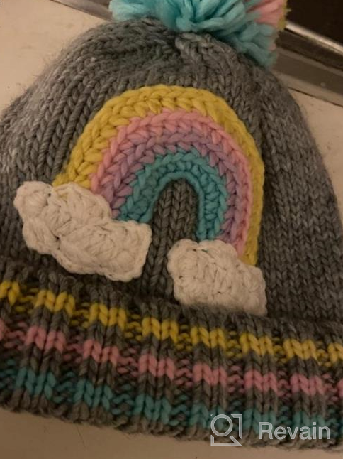 img 1 attached to ACCsa Colorful Knit Unicorn Pony Beanie Hat for Toddler Kids - Age Novelty review by Kim Mills