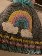 img 1 attached to ACCsa Colorful Knit Unicorn Pony Beanie Hat for Toddler Kids - Age Novelty review by Kim Mills