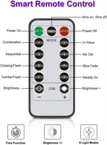 img 2 attached to 🏕️ RV Party Lights, 16.5 ft USB Operated Camper String Lights with Remote & Timer, 21 LED, Perfect Happy Camper RV Awnings Gifts, Campsite Décor, Camping, Bedroom, and Birthday Party Accessories