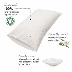 img 2 attached to Dordor & Gorgor Organic Toddler Pillowcase: Envelope Enclosure And 100% Cotton - BE