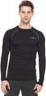 stay cool and comfortable: men's compression shirt for athletic workouts and running - thermajohn logo