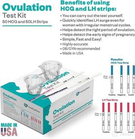 img 3 attached to 👶 50 Ovulation and Pregnancy Test Strips - Track Fertility, Accurate Predictor Kit, Clear Results - LH & HCG Urine Strips, Ovulation & Fertile Tracker - Made in USA