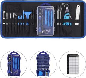 img 4 attached to 🔧 Versatile 137-in-1 Precision Screwdriver Set: Justech Magnetic Driver Kit for Electronics Repair - iPhone, PC, Laptop, Watches, Glasses & More!