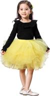 💃 6 layered tutu aerobarre dancing petticoat: vibrant skirts & skorts for girls' clothing logo